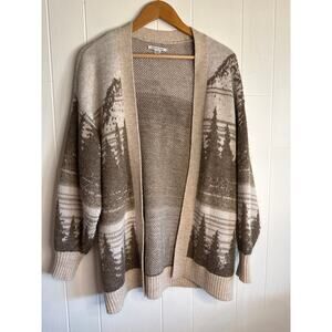 American Eagle cardigan forest medium